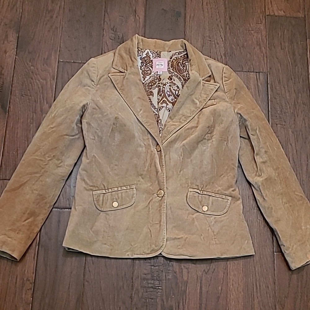 Old Navy women's lined velour jacket size Large - Picture 1 of 13